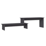 NNEVL TV Cabinet Grey 180x30x43 cm Chipboard