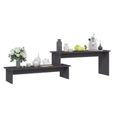 NNEVL TV Cabinet Grey 180x30x43 cm Chipboard