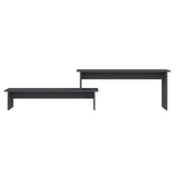 NNEVL TV Cabinet Grey 180x30x43 cm Chipboard