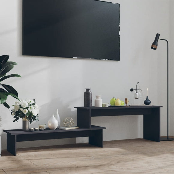 NNEVL TV Cabinet Grey 180x30x43 cm Chipboard