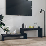 NNEVL TV Cabinet Grey 180x30x43 cm Chipboard