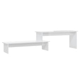 NNEVL TV Cabinet High Gloss White 180x30x43 cm Chipboard