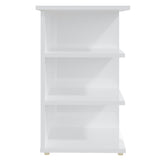 NNEVL Side Cabinet High Gloss White 35x35x55 cm Chipboard