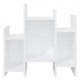 NNEVL Side Cabinet White 60x26x60 cm Chipboard