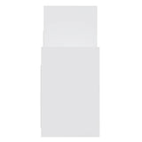 NNEVL Side Cabinet White 60x26x60 cm Chipboard