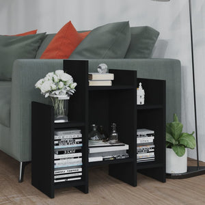 NNEVL Side Cabinet Black 60x26x60 cm Chipboard