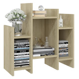 NNEVL Side Cabinet Sonoma Oak 60x26x60 cm Chipboard