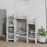 NNEVL Side Cabinet Concrete Grey 60x26x60 cm Chipboard