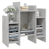 NNEVL Side Cabinet Concrete Grey 60x26x60 cm Chipboard
