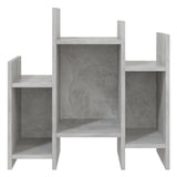 NNEVL Side Cabinet Concrete Grey 60x26x60 cm Chipboard