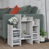 NNEVL Side Cabinet Concrete Grey 60x26x60 cm Chipboard
