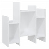 NNEVL Side Cabinet High Gloss White 60x26x60 cm Chipboard