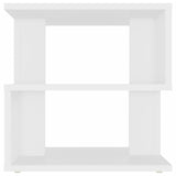 NNEVL Side Table White 40x40x40 cm Chipboard