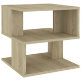 NNEVL Side Table Sonoma Oak 40x40x40 cm Chipboard