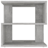 NNEVL Side Table Concrete Grey 40x40x40 cm Chipboard