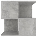 NNEVL Side Table Concrete Grey 40x40x40 cm Chipboard