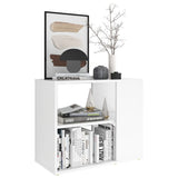NNEVL Side Cabinet White 60x30x50 cm Chipboard
