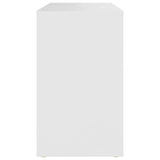 NNEVL Side Cabinet White 60x30x50 cm Chipboard