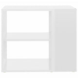 NNEVL Side Cabinet High Gloss White 60x30x50 cm Chipboard