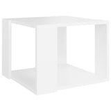 NNEVL Coffee Table White 40x40x30 cm Engineered Wood