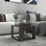 NNEVL Coffee Table Grey 40x40x30 cm Engineered Wood