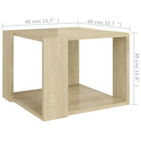 NNEVL Coffee Table Sonoma Oak 40x40x30 cm Engineered Wood