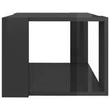 NNEVL Coffee Table High Gloss Grey 40x40x30 cm Engineered Wood
