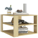 NNEVL Coffee Table Sonoma Oak 60x60x40 cm Chipboard