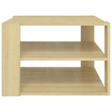 NNEVL Coffee Table Sonoma Oak 60x60x40 cm Chipboard