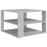 NNEVL Coffee Table Concrete Grey 60x60x40 cm Chipboard