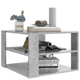 NNEVL Coffee Table Concrete Grey 60x60x40 cm Chipboard