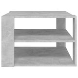 NNEVL Coffee Table Concrete Grey 60x60x40 cm Chipboard