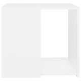 NNEVL Side Table White 50x50x45 cm Chipboard
