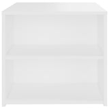 NNEVL Side Table White 50x50x45 cm Chipboard