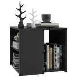 NNEVL Side Table Grey 50x50x45 cm Chipboard