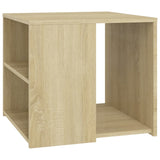 NNEVL Side Table Sonoma Oak 50x50x45 cm Chipboard