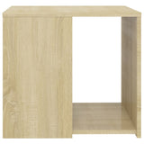 NNEVL Side Table Sonoma Oak 50x50x45 cm Chipboard
