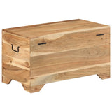 NNEVL Storage Chest Solid Acacia Wood