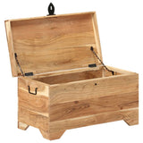 NNEVL Storage Chest Solid Acacia Wood