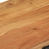 NNEVL Storage Chest Solid Acacia Wood