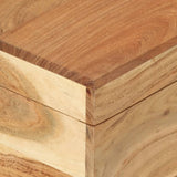 NNEVL Storage Chest Solid Acacia Wood