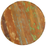 NNEVL Coffee Table Ø65x31 cm Solid Reclaimed Wood