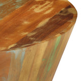 NNEVL Coffee Table Ø65x31 cm Solid Reclaimed Wood
