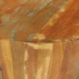 NNEVL Coffee Table Ø65x31 cm Solid Reclaimed Wood