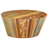 NNEVL Coffee Table Ø65x31 cm Solid Reclaimed Wood
