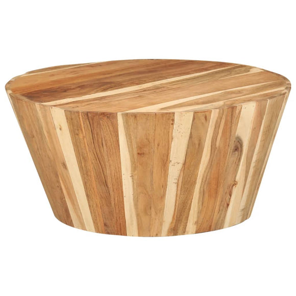 NNEVL Coffee Table Ø65x31 cm Solid Acacia Wood