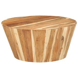 NNEVL Coffee Table Ø65x31 cm Solid Acacia Wood