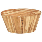 NNEVL Coffee Table Ø65x31 cm Solid Acacia Wood