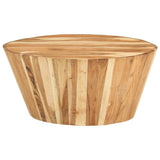 NNEVL Coffee Table Ø65x31 cm Solid Acacia Wood