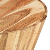 NNEVL Coffee Table Ø65x31 cm Solid Acacia Wood
